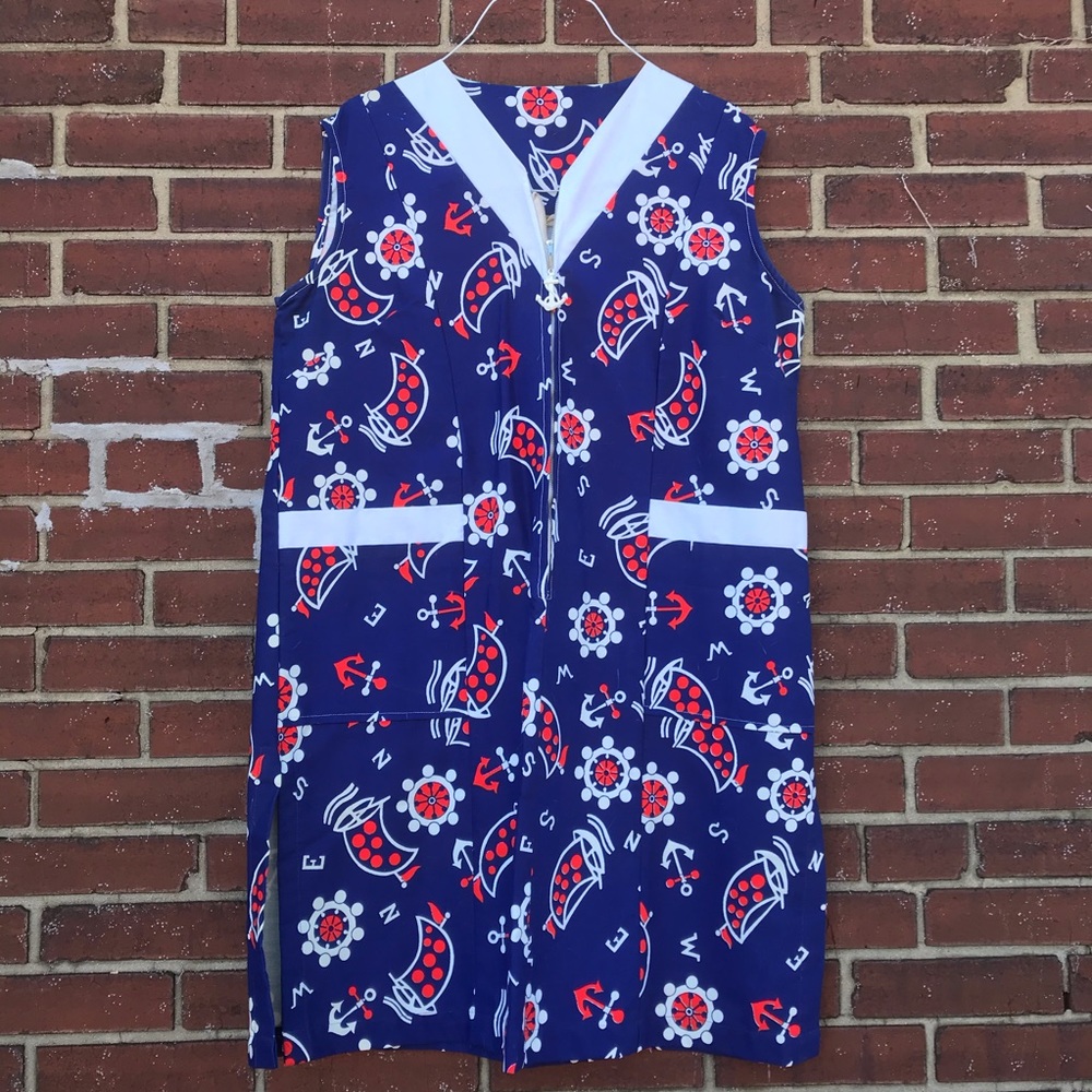 60s Lane Bryant Sailor Dress